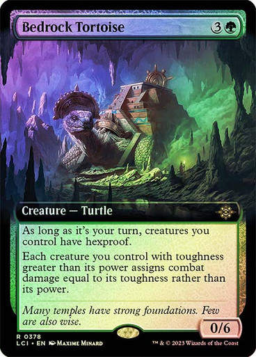 Bedrock Tortoise (lci) / Extended Art / Foil