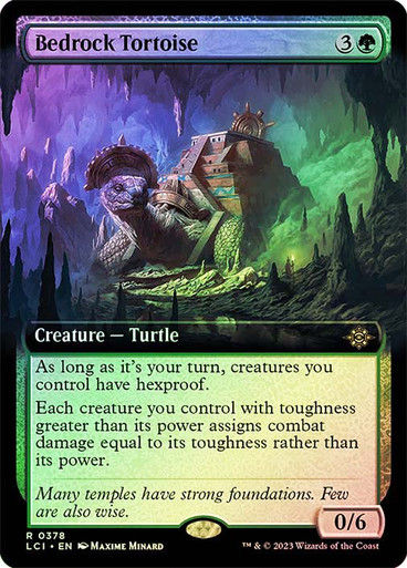 Bedrock Tortoise (lci) / Extended Art / Foil