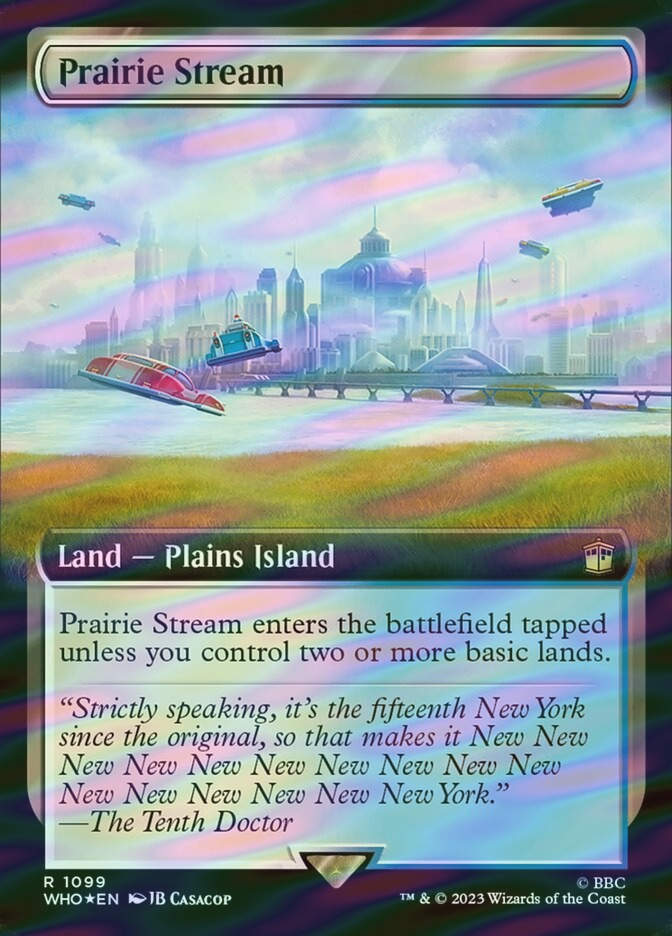 Prairie Stream (WHO) (1099) / Extended Art / Surge Foil