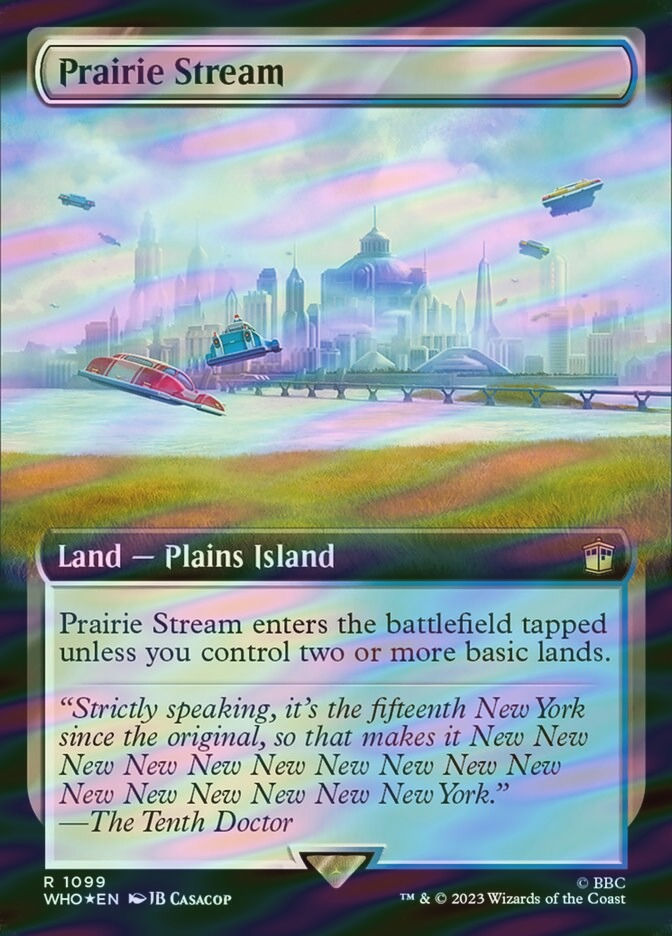Prairie Stream (WHO) (1099) / Extended Art / Surge Foil