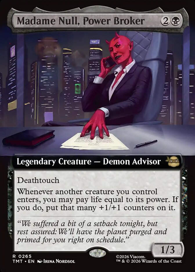 Madame Null, Power Broker (TMT) (265) / Extended Art