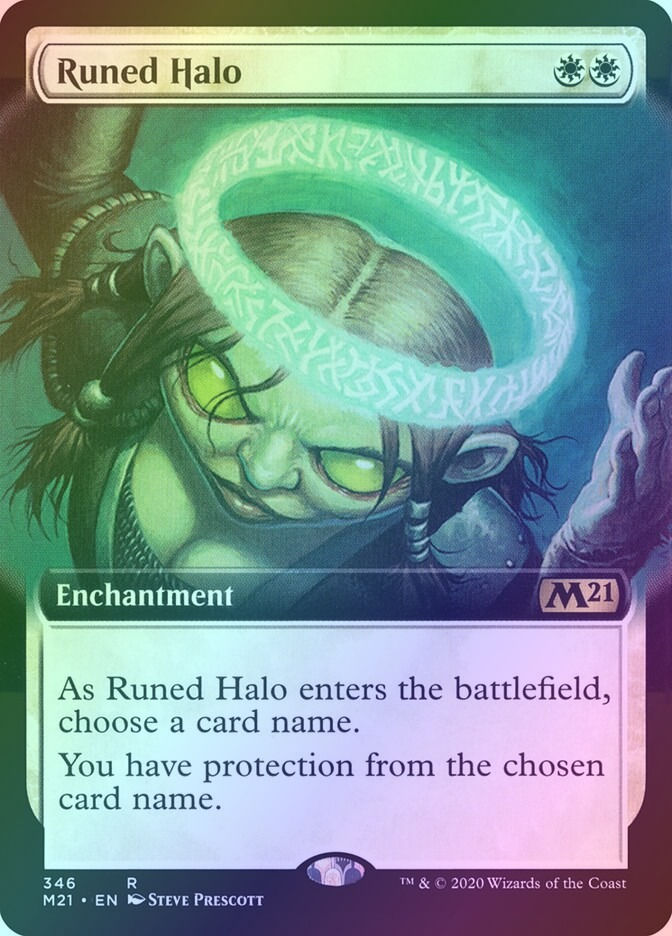 Runed Halo (M21) (346) / Extended Art / Foil