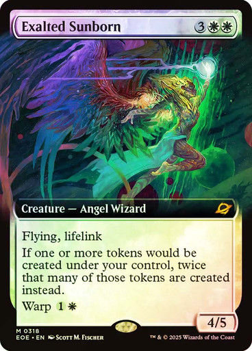 Exalted Sunborn (EOE) (318) / Extended Art / Foil