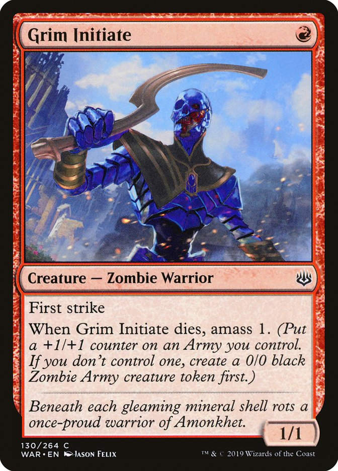 Grim Initiate (WAR) (130)