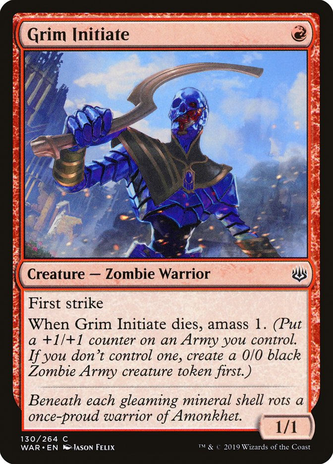 Grim Initiate (WAR) (130)