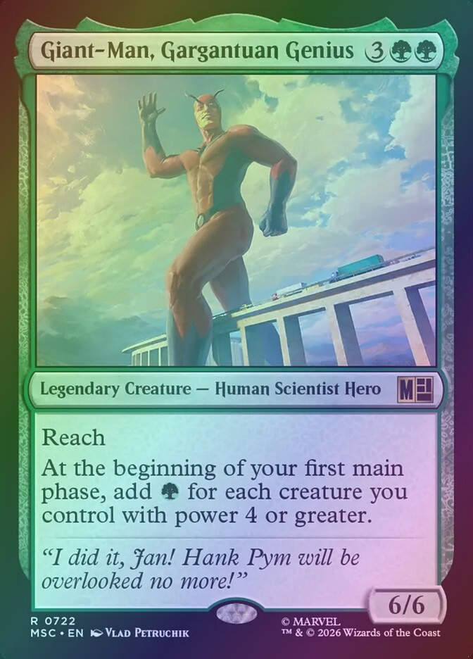 Giant-Man, Gargantuan Genius (MSC) (722) / Foil