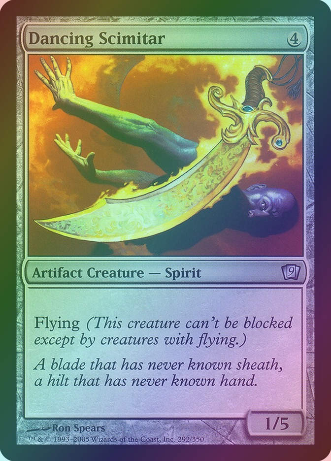 Dancing Scimitar (9ED) (292★) / Foil