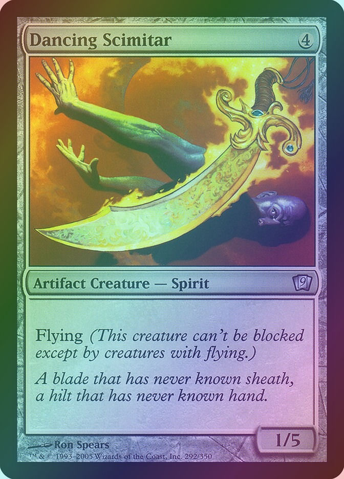 Dancing Scimitar (9ED) (292★) / Foil