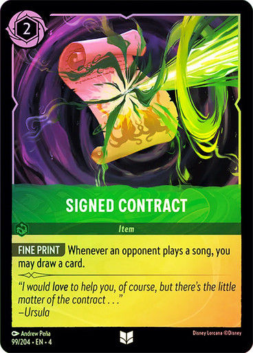 Signed Contract (LOR_URS) / Foil