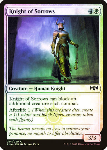 Knight of Sorrows (RNA) (14) / Foil