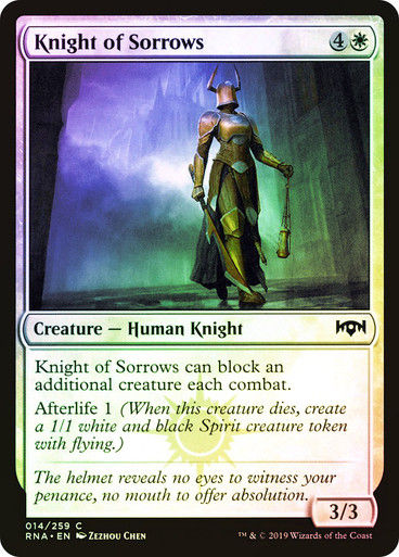 Knight of Sorrows (RNA) (14) / Foil