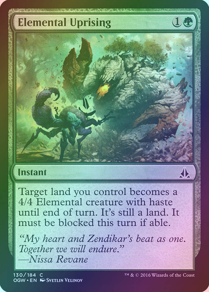 Elemental Uprising (OGW) (130) / Foil