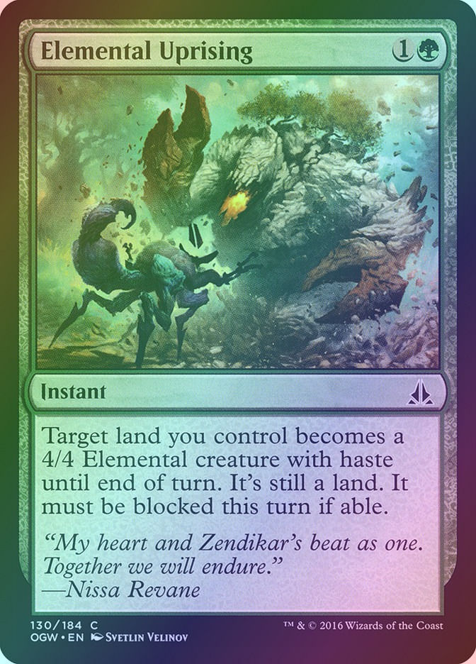 Elemental Uprising (OGW) (130) / Foil