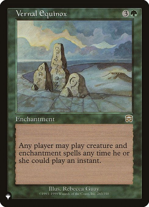 Vernal Equinox (PLST) (MMQ-283)