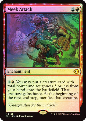 Meek Attack (ECL) (151) / Foil