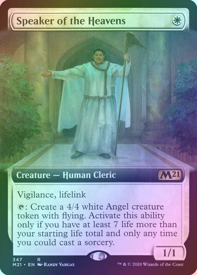 Speaker of the Heavens (M21) (347) / Extended Art / Foil