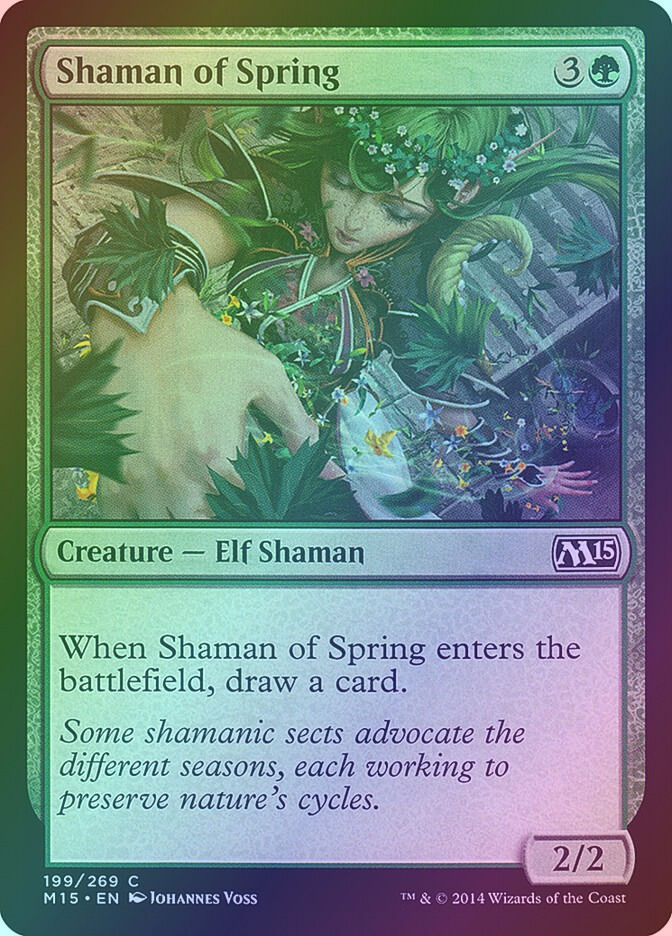 Shaman of Spring (M15) (199) / Foil