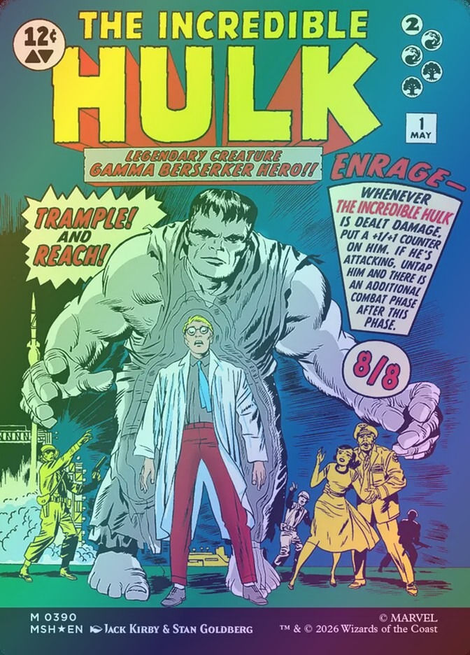 Bruce Banner // The Incredible Hulk (MSH) (390) / Comic / Foil — cara 2 de 2