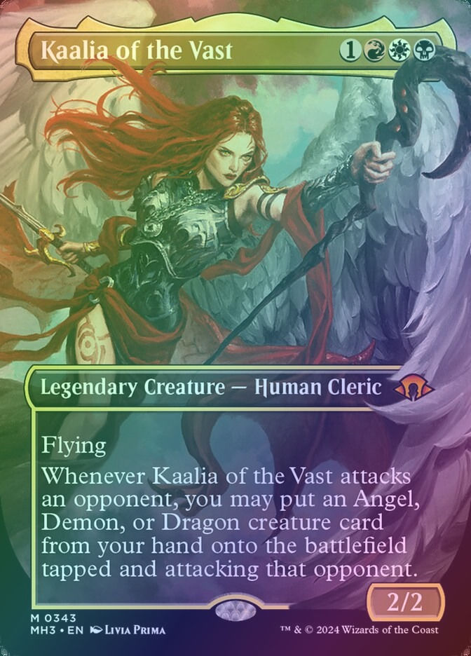 Kaalia of the Vast (MH3) (343) / Borderless / Foil