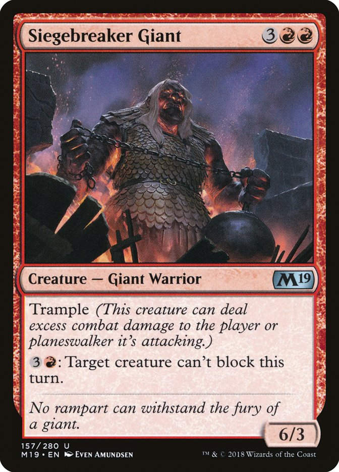 Siegebreaker Giant (M19) (157)