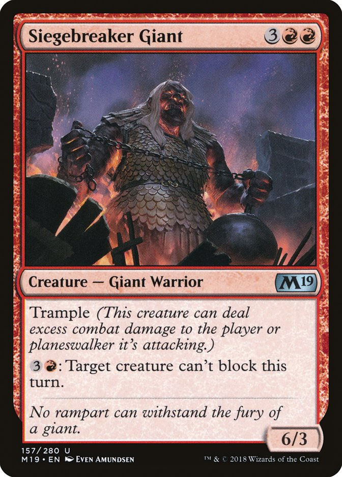 Siegebreaker Giant (M19) (157)
