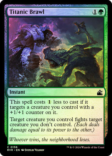 Titanic Brawl (rvr) (158) / Foil