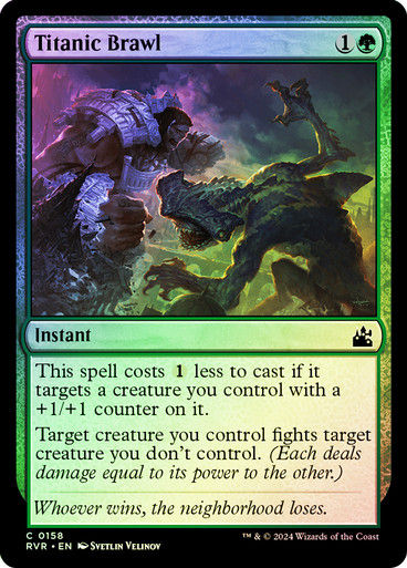 Titanic Brawl (rvr) (158) / Foil