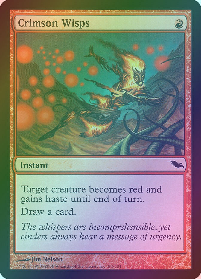 Crimson Wisps (SHM) (88) / Foil