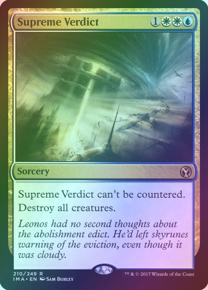 Supreme Verdict (IMA) (210) / Foil