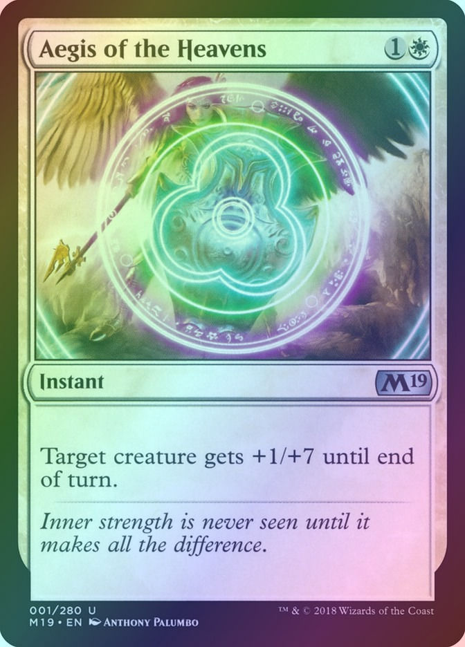 Aegis of the Heavens (M19) (1) / Foil