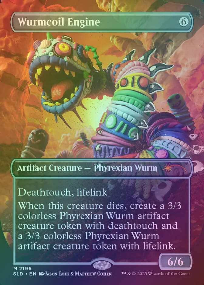 Wurmcoil Engine (SLD) (2196) / Borderless / Foil