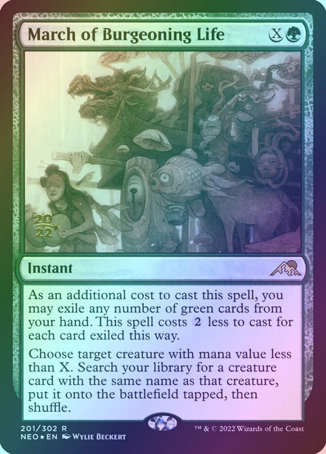 March of Burgeoning Life (PNEO) (201s) / Foil