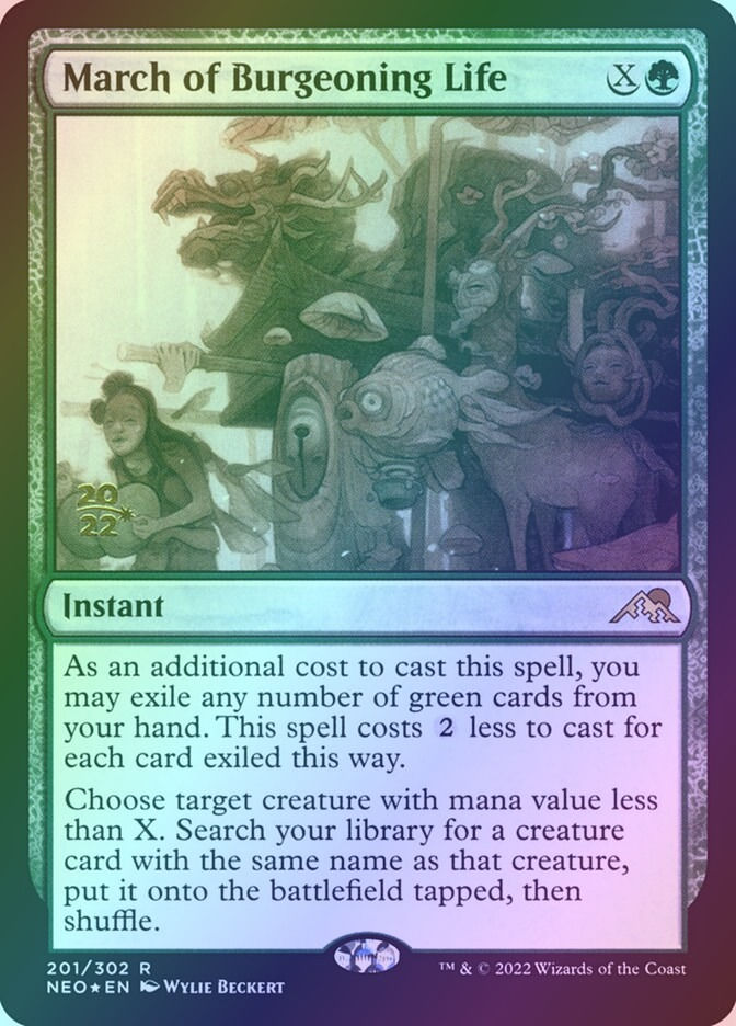 March of Burgeoning Life (PNEO) (201s) / Foil