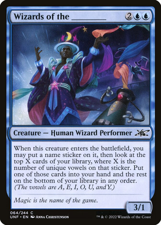 Wizards of the _____ (UNF) (64)