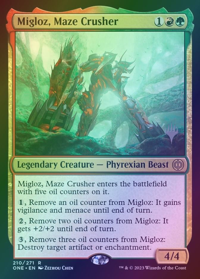 Migloz, Maze Crusher (PONE) (210p) / Foil