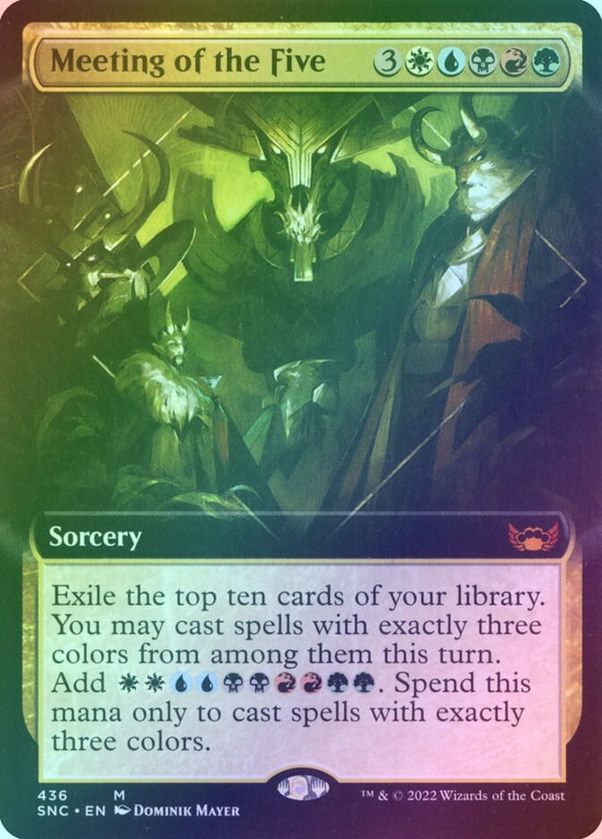 Meeting of the Five (SNC) (436) / Extended Art / Foil