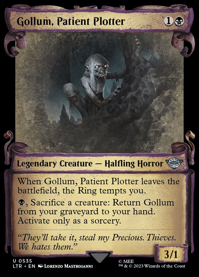 Gollum, Patient Plotter (LTR) (535) / Showcase