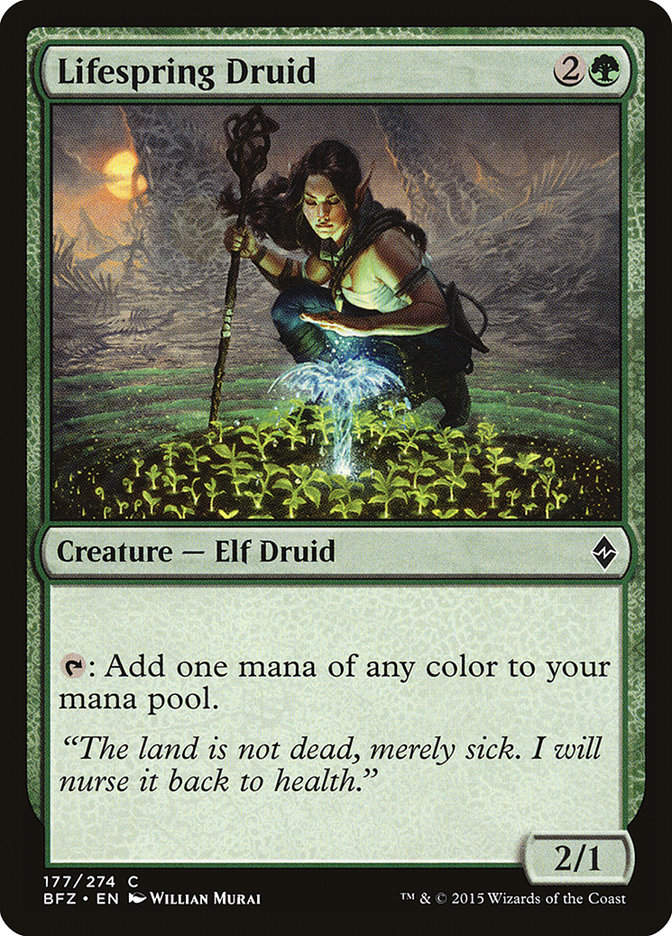 Lifespring Druid (BFZ) (177)