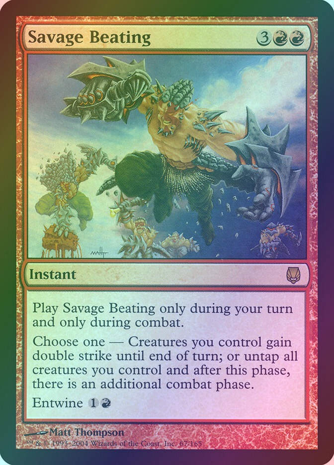 Savage Beating (DST) (67) / Foil