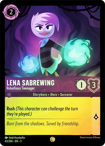 Lena Sabrewing - Rebellious Teenager (LOR_ITI) / Foil