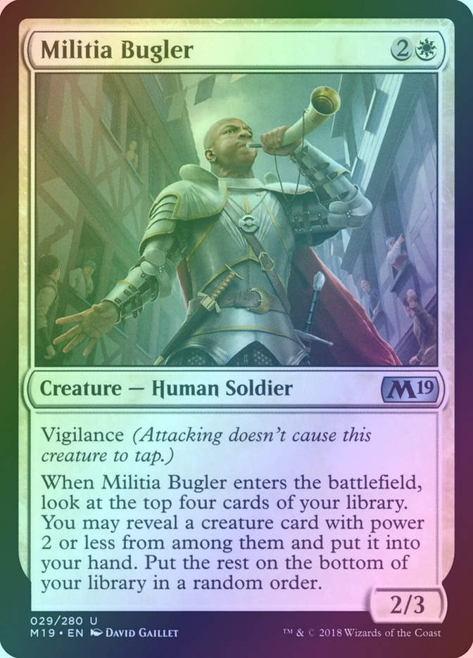 Militia Bugler (M19) (29) / Foil