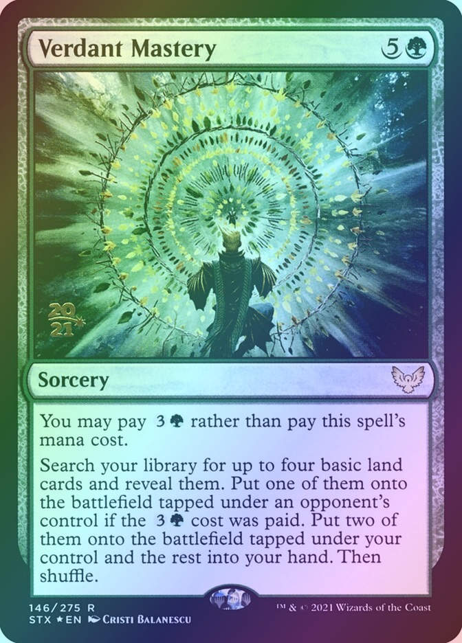 Verdant Mastery (PSTX) (146s) / Foil