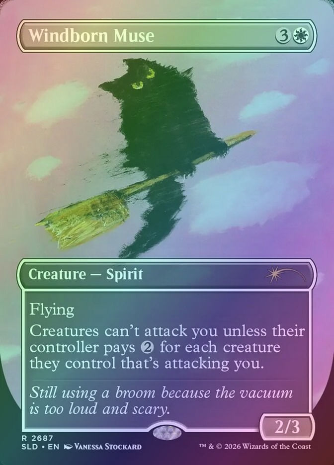 Windborn Muse (SLD) (2687) / Borderless / Foil