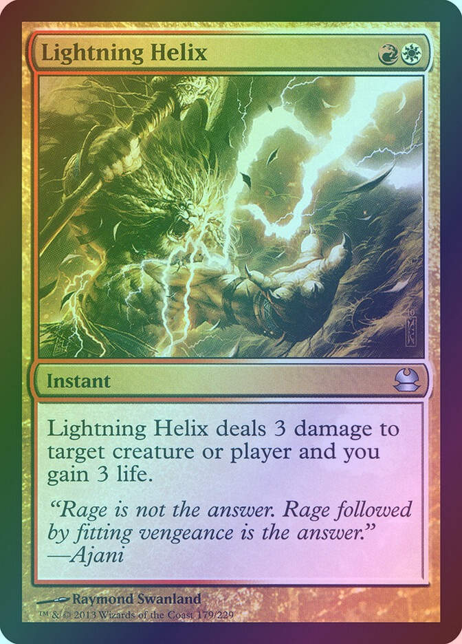 Lightning Helix (MMA) (179) / Foil