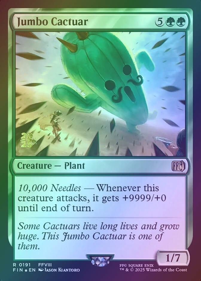 Jumbo Cactuar (PFIN) (191s) / Foil