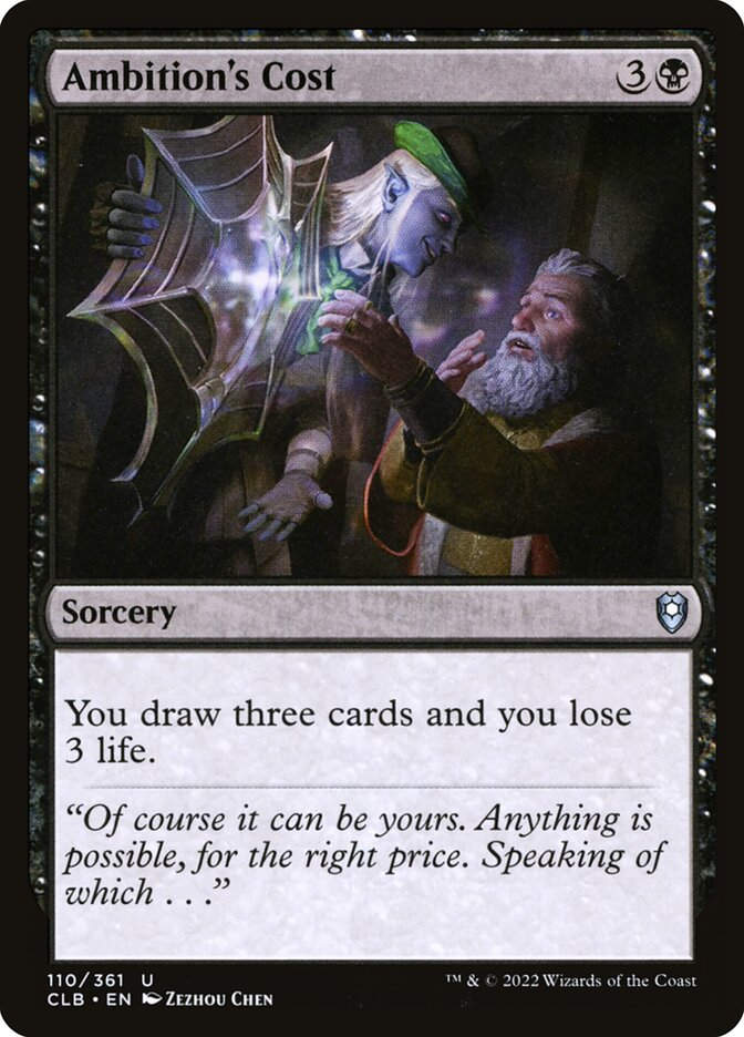 Ambition's Cost (CLB) (110)