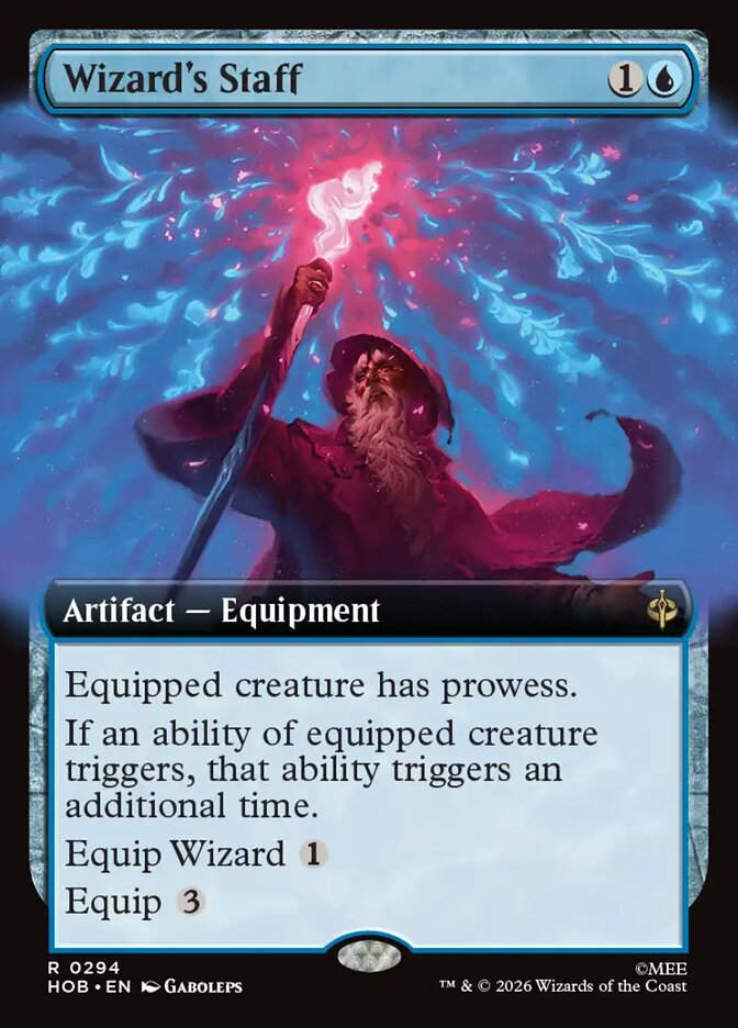 Wizard's Staff (HOB) (294) / Extended Art