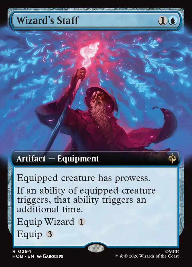 Wizard's Staff (HOB) (294) / Extended Art