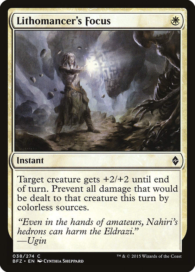 Lithomancer's Focus (BFZ) (38)