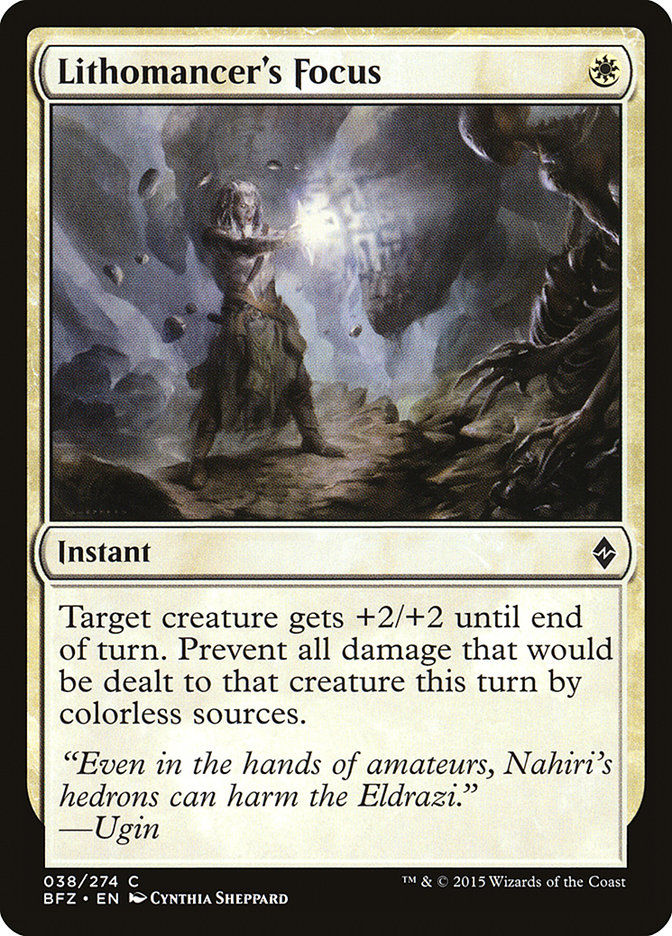 Lithomancer's Focus (BFZ) (38)